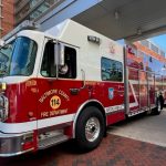 Baltimore County fire department truck at International Hazardous Materials Response Conference 2022